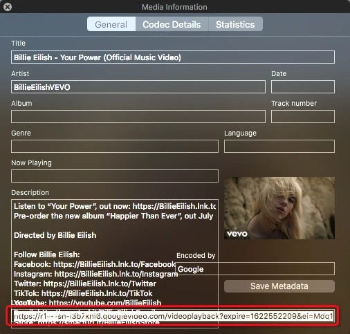 复制位置 url vlc