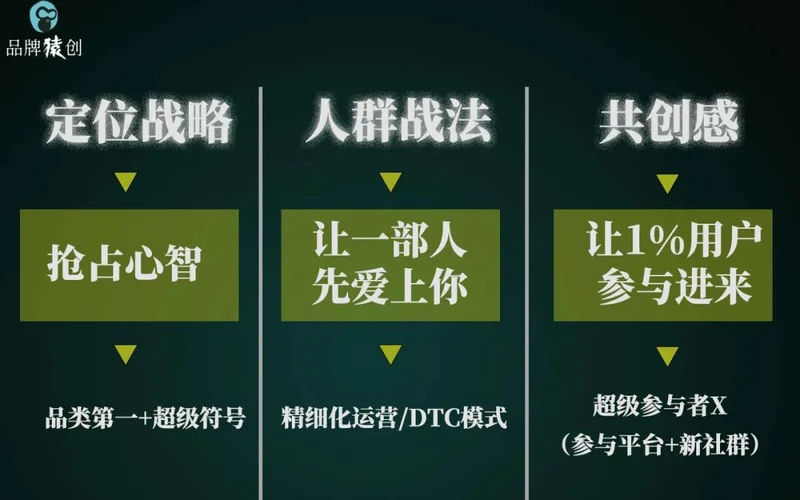 定位战略，人群战法，共创感