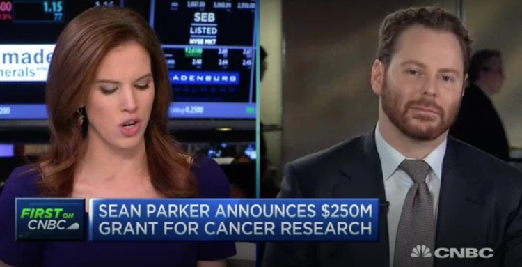 肖恩·帕克就治疗中心项目接受 CNBC 采访 肖恩·帕克就治疗中心项目接受 CNBC 采访