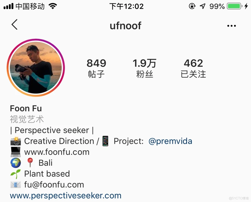 SwiftUI instagram主页静态界面搭建怎么置入图片 ins的界面都是什么意思_Email_07