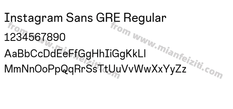 Instagram Sans GRE Regular预览图2