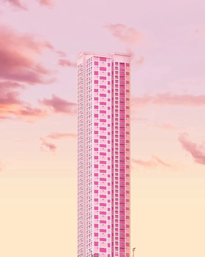 将新加坡的街景变成梦幻般的城市波普艺术