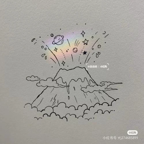ins风黑白简笔画②