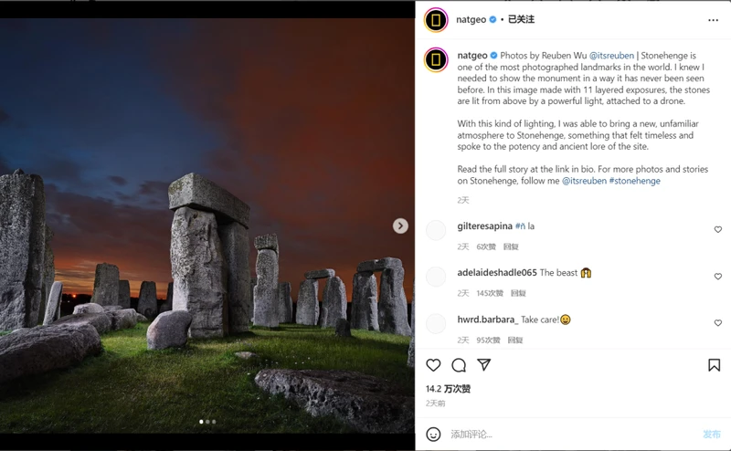 国家地理发布在Instagram的高质量图片