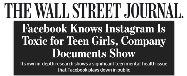 Facebook Knows Instagram Is Toxic for Teen Girls, Company Documents Show
