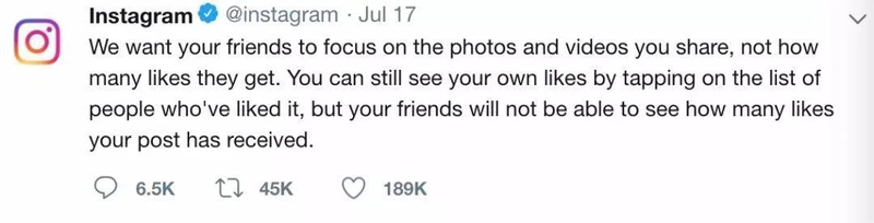 Instagram隐藏点赞数后，国外社交媒体发生了什么？| 海外Weekly