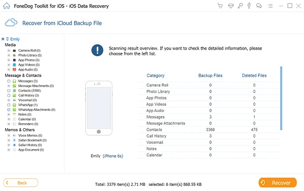 选择文件类型Icloud